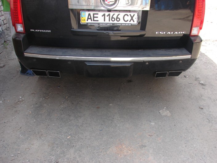 тюнинг выхлоп Cadillac Escalade